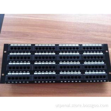 96 Port UTP Cat6 / Cat5e Patch Panel RJ45 Socket 19 Inch 4U